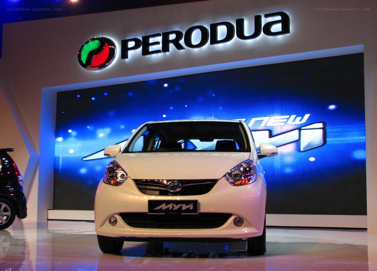 Perodua Myvi car display