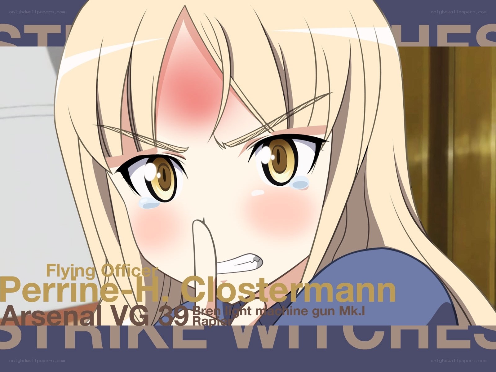 Perrine Clostermann crying