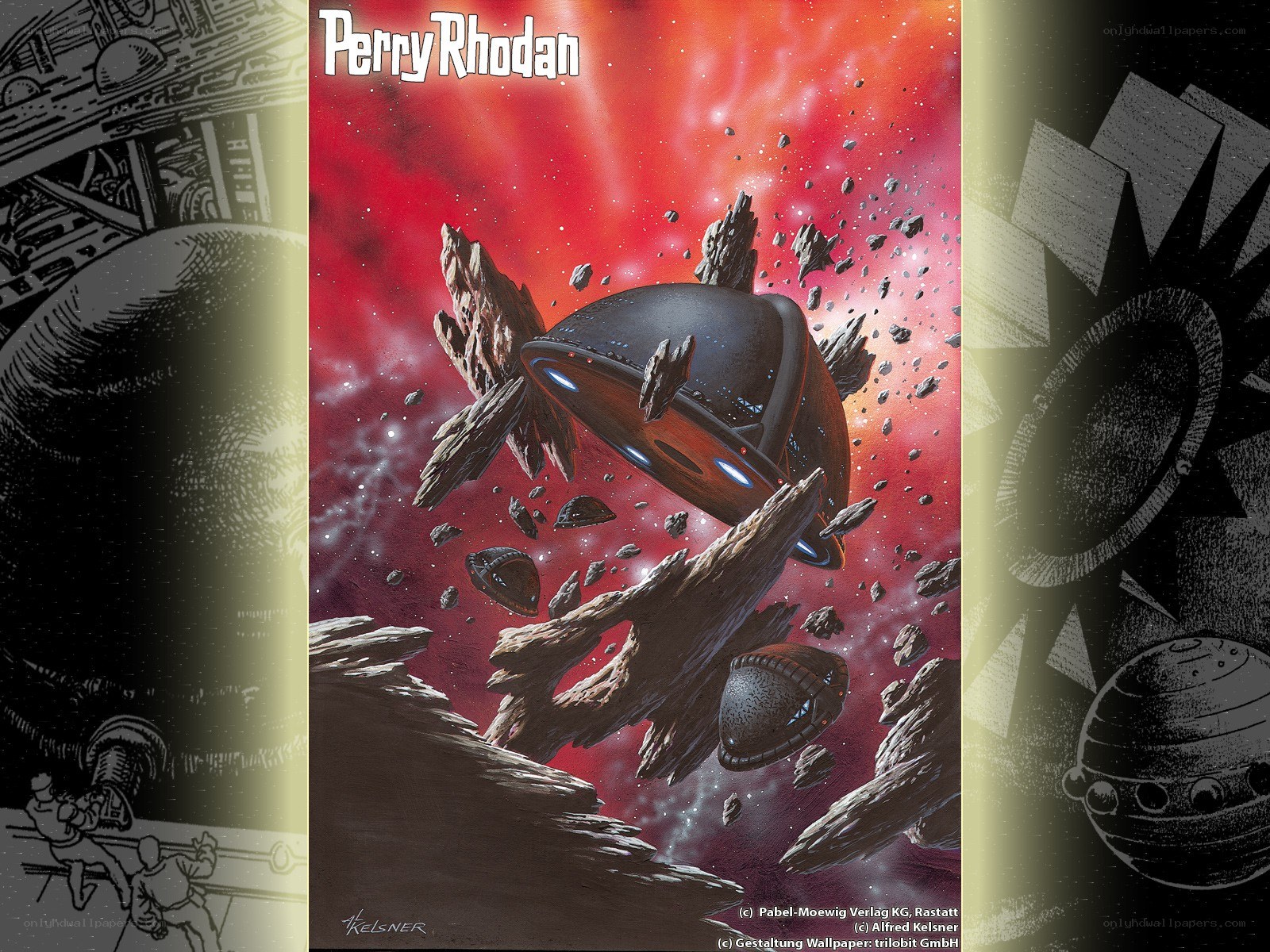 Perry Rhodan comic cover art