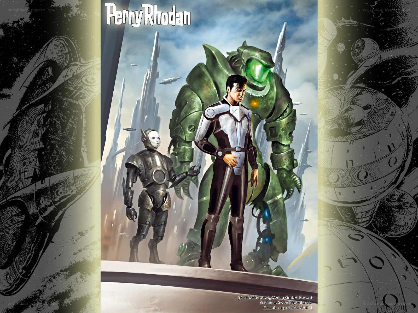 Perry Rhodan comic cover art