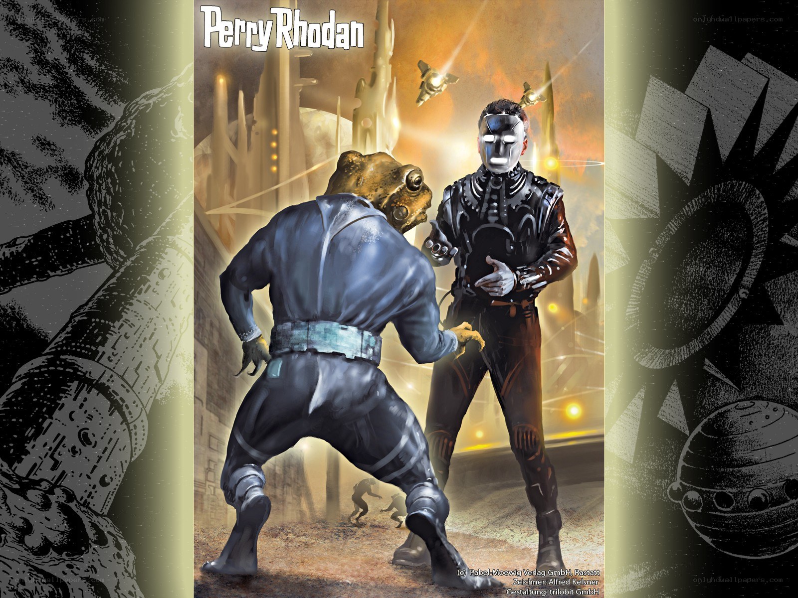 Perry Rhodan comic cover art