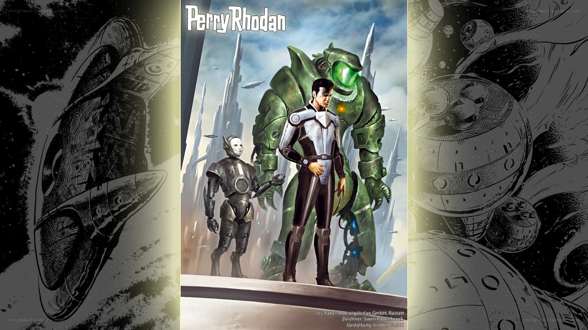 Perry Rhodan comic cover art
