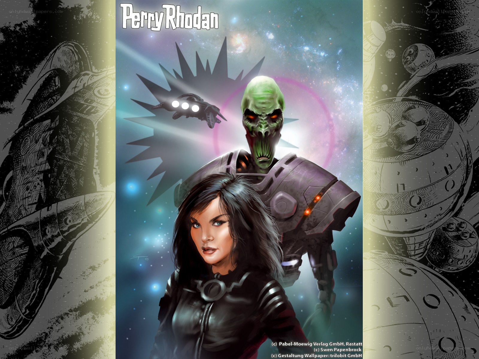 Perry Rhodan comic cover art