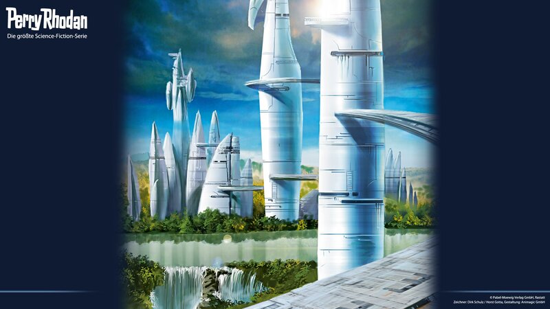 Perry Rhodan futuristic city