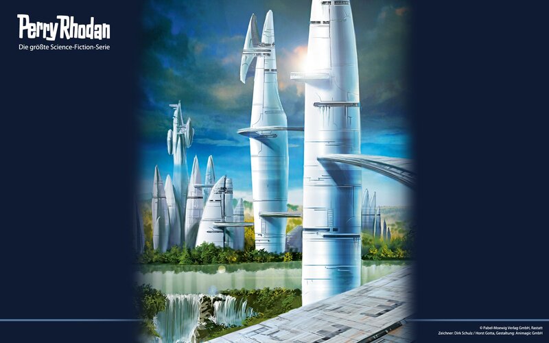 Perry Rhodan futuristic city