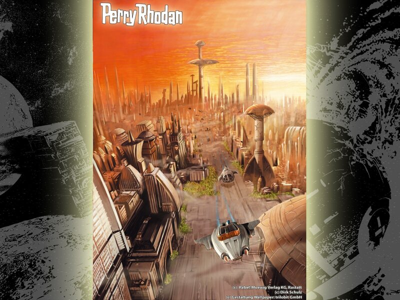 Perry Rhodan futuristic cityscape