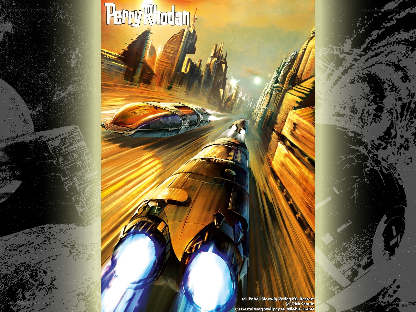 Perry Rhodan futuristic cityscape