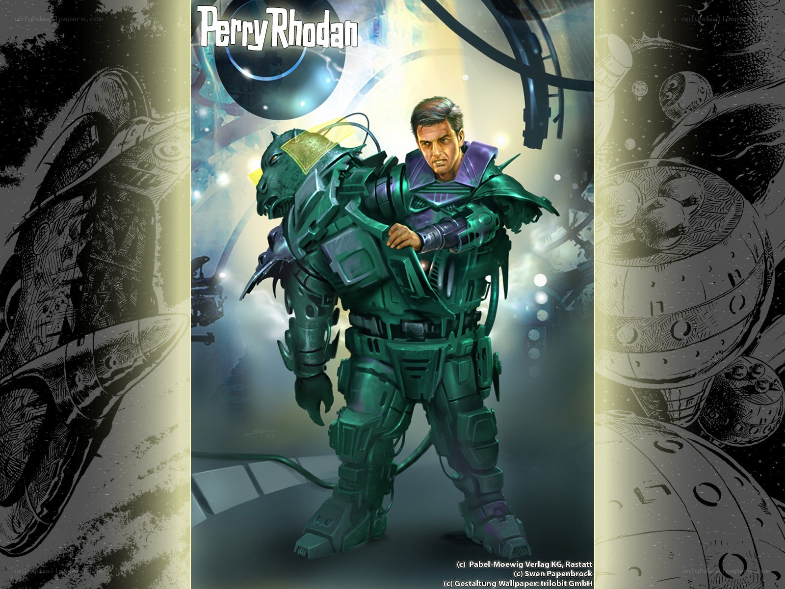 Perry Rhodan in green armor