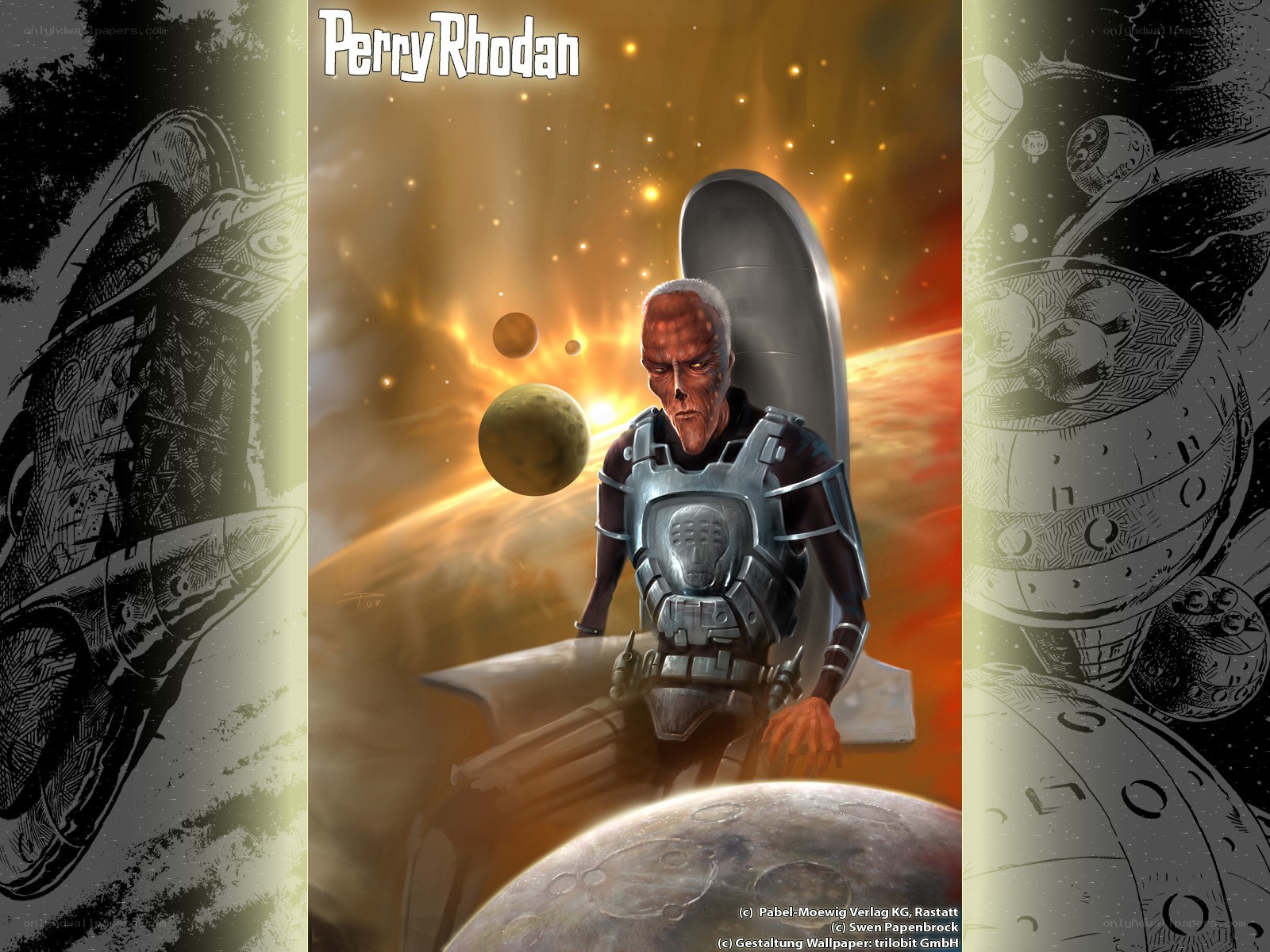 Perry Rhodan in space