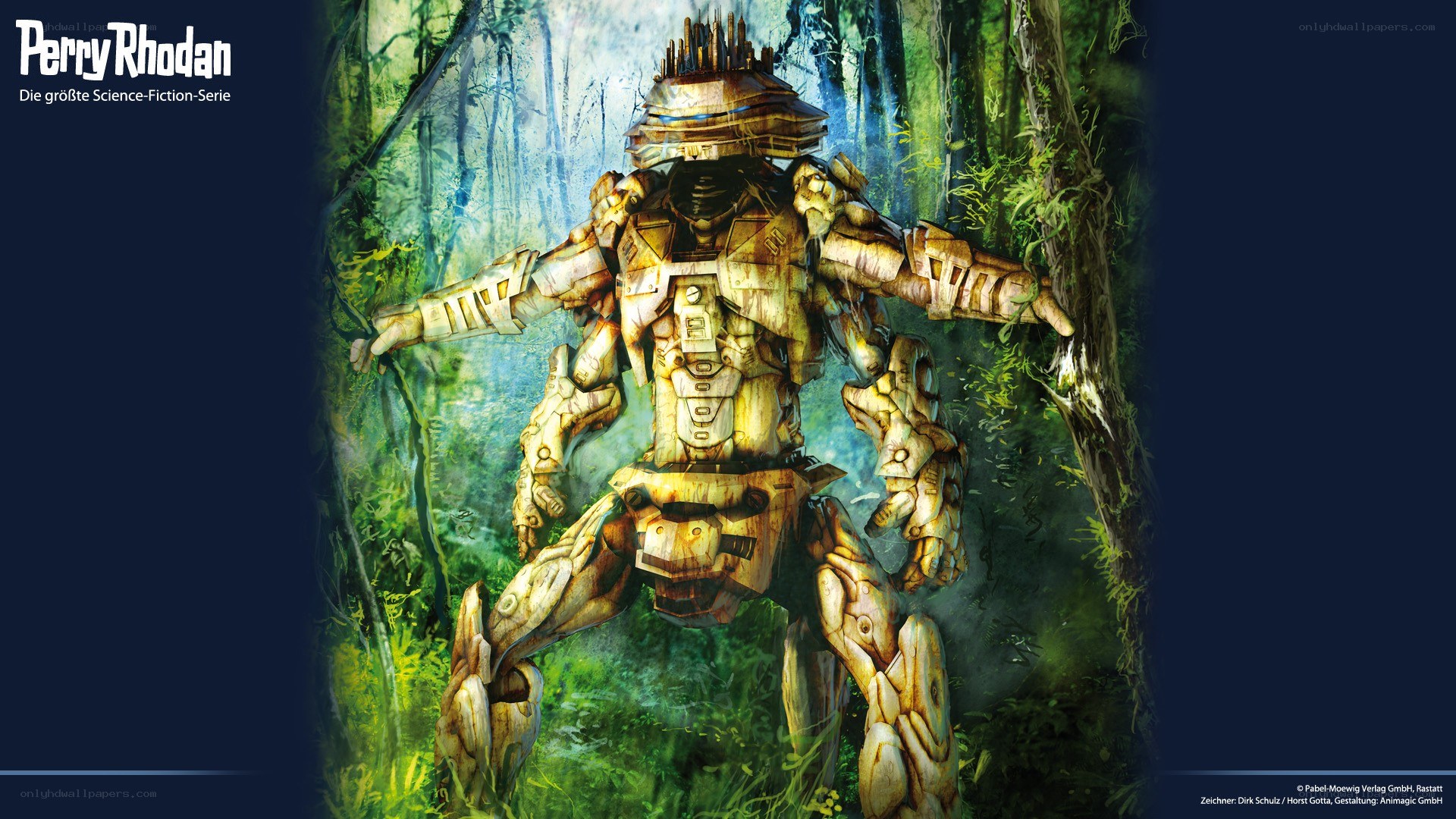 Perry Rhodan robot in jungle