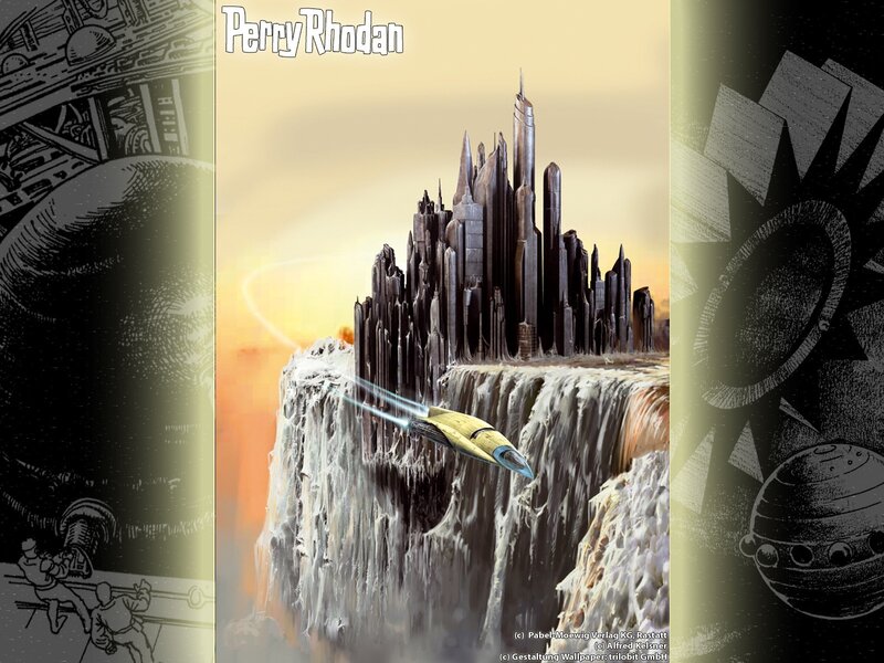 Perry Rhodan sci-fi cityscape