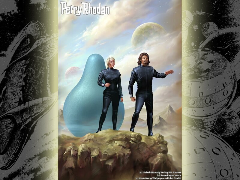 Perry Rhodan sci-fi illustration