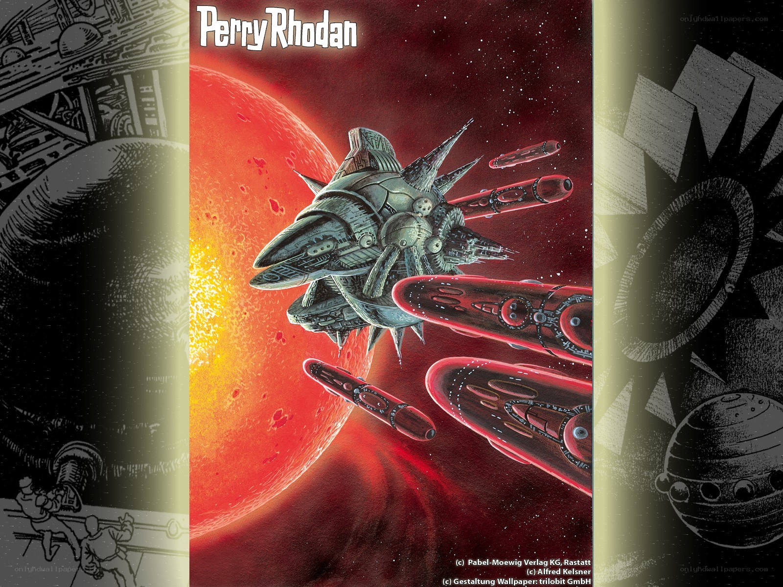 Perry Rhodan space battle