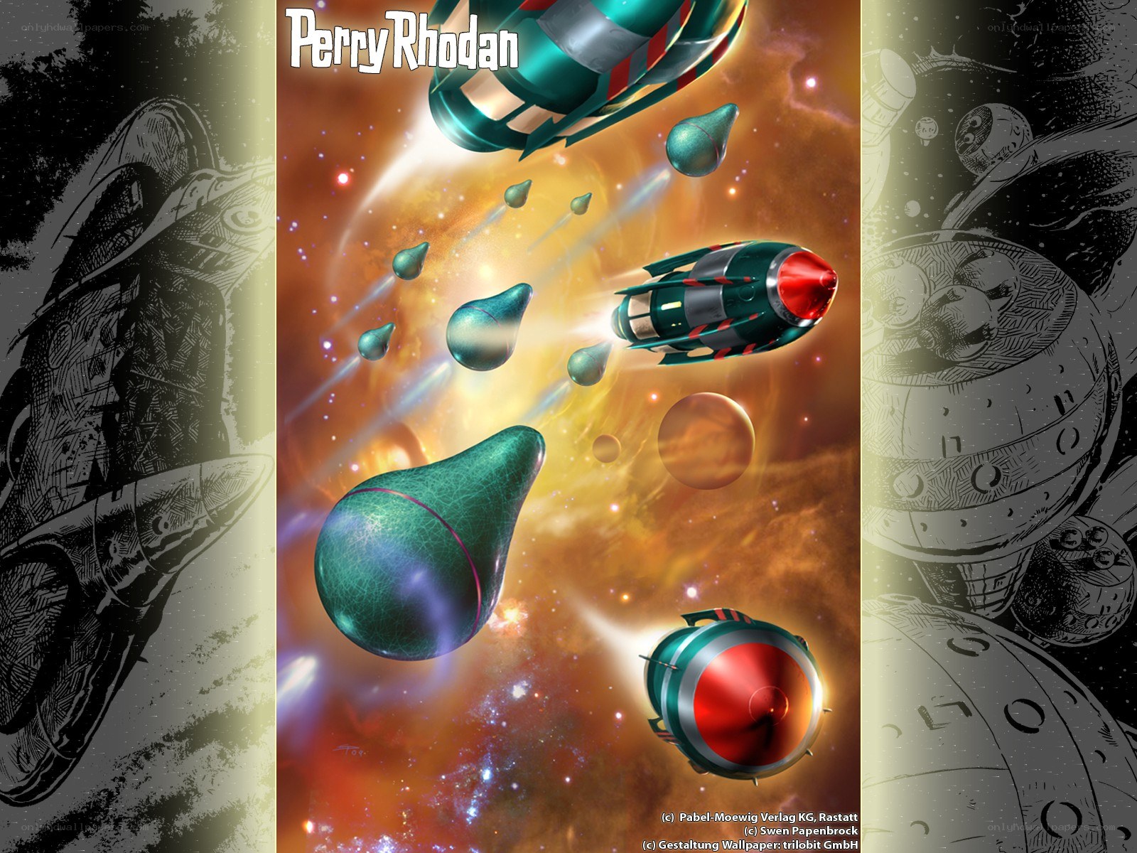 Perry Rhodan space battle