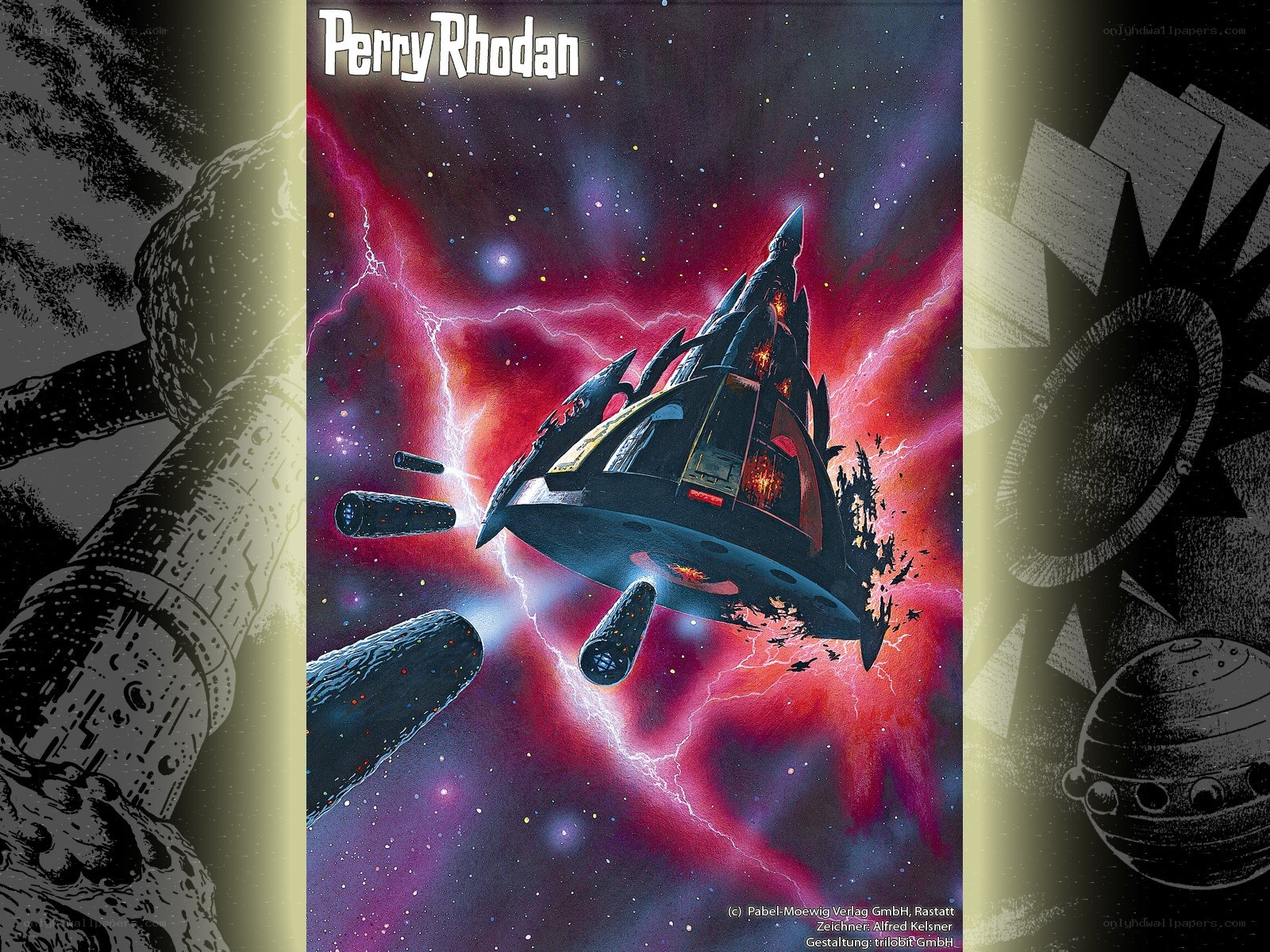 Perry Rhodan space battle