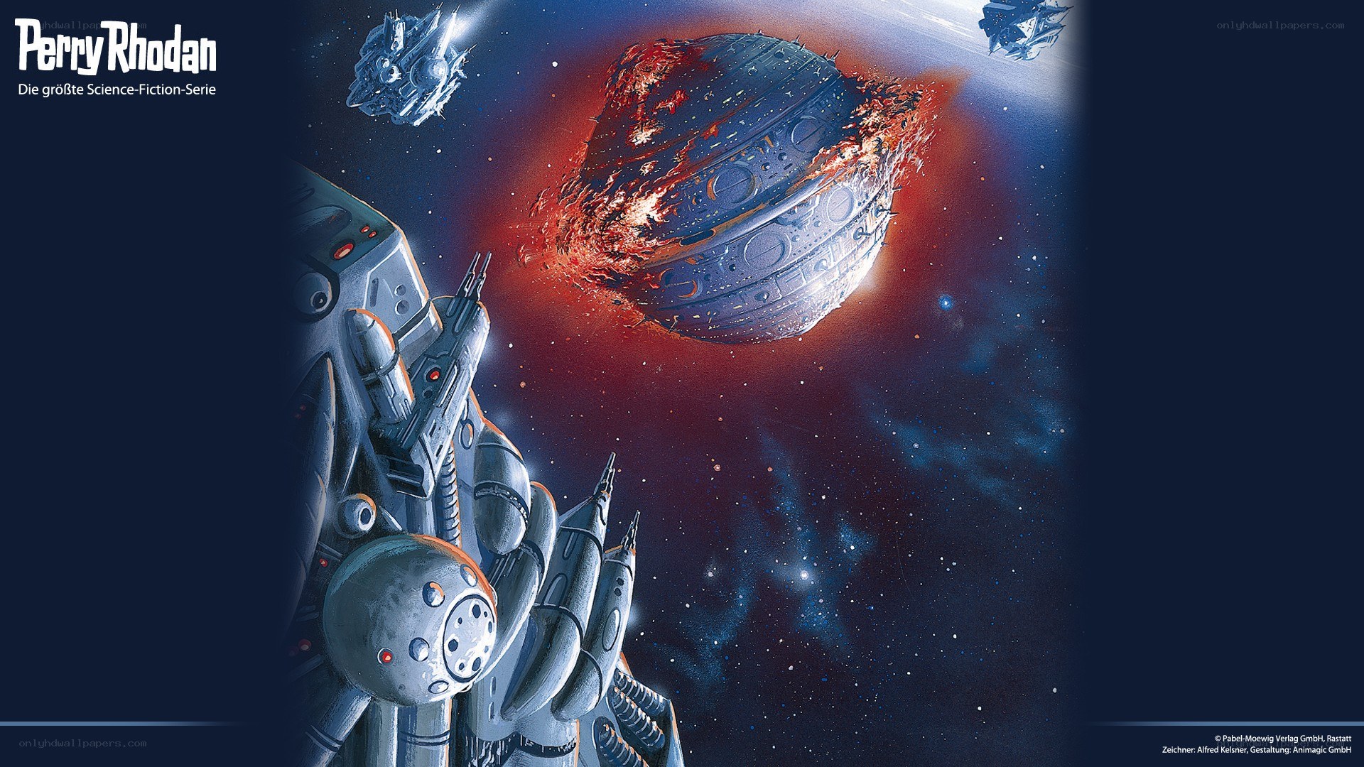 Perry Rhodan space battle