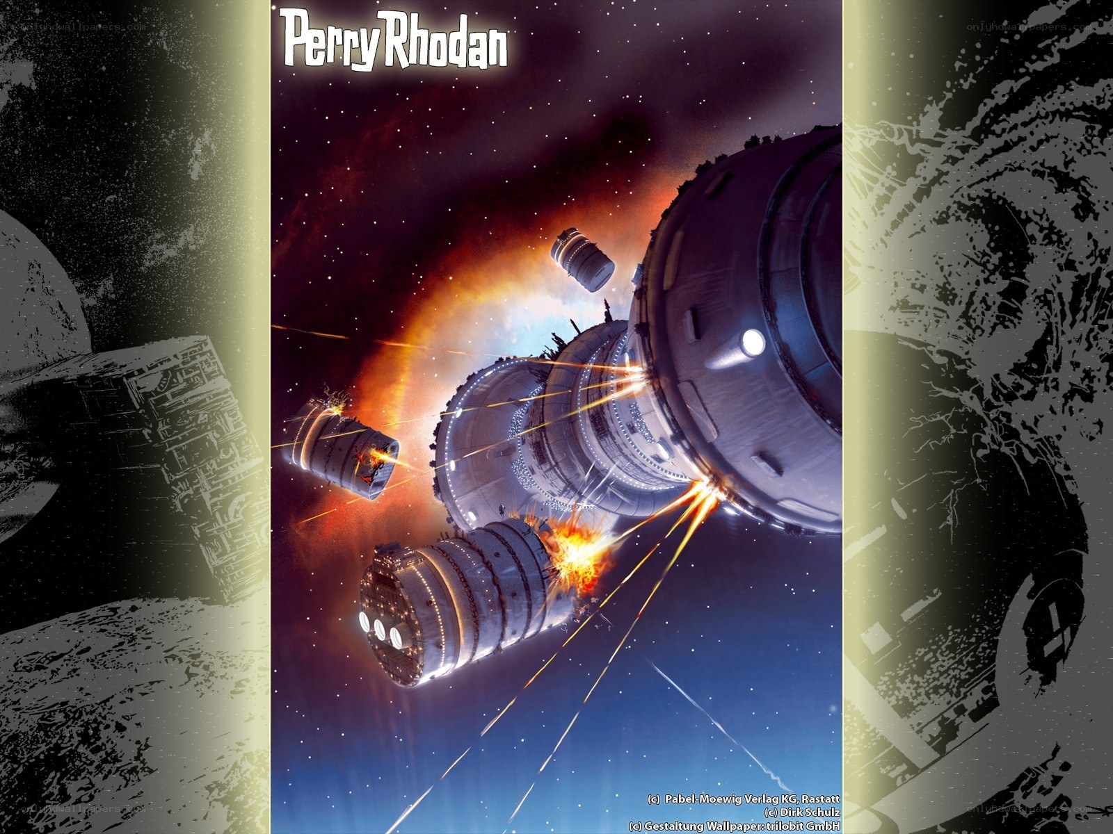 Perry Rhodan space battle