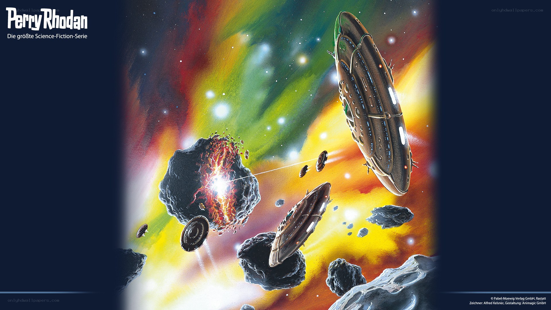 Perry Rhodan space battle