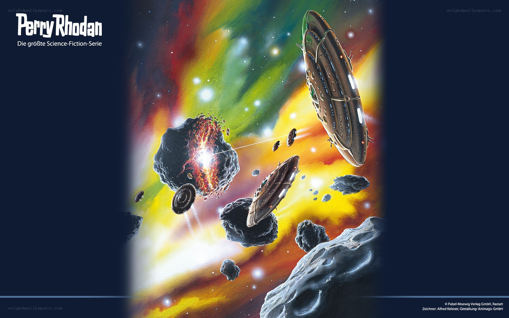Perry Rhodan space battle