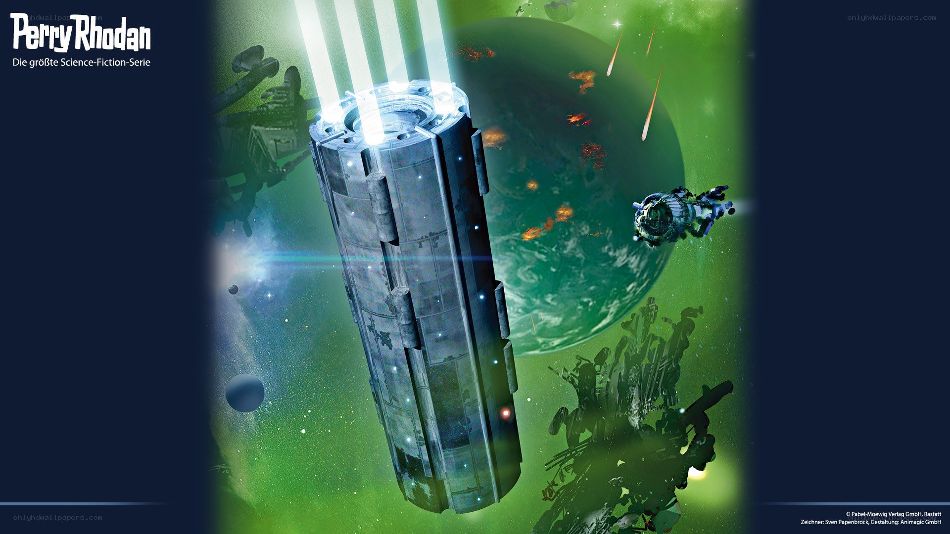 Perry Rhodan space battle