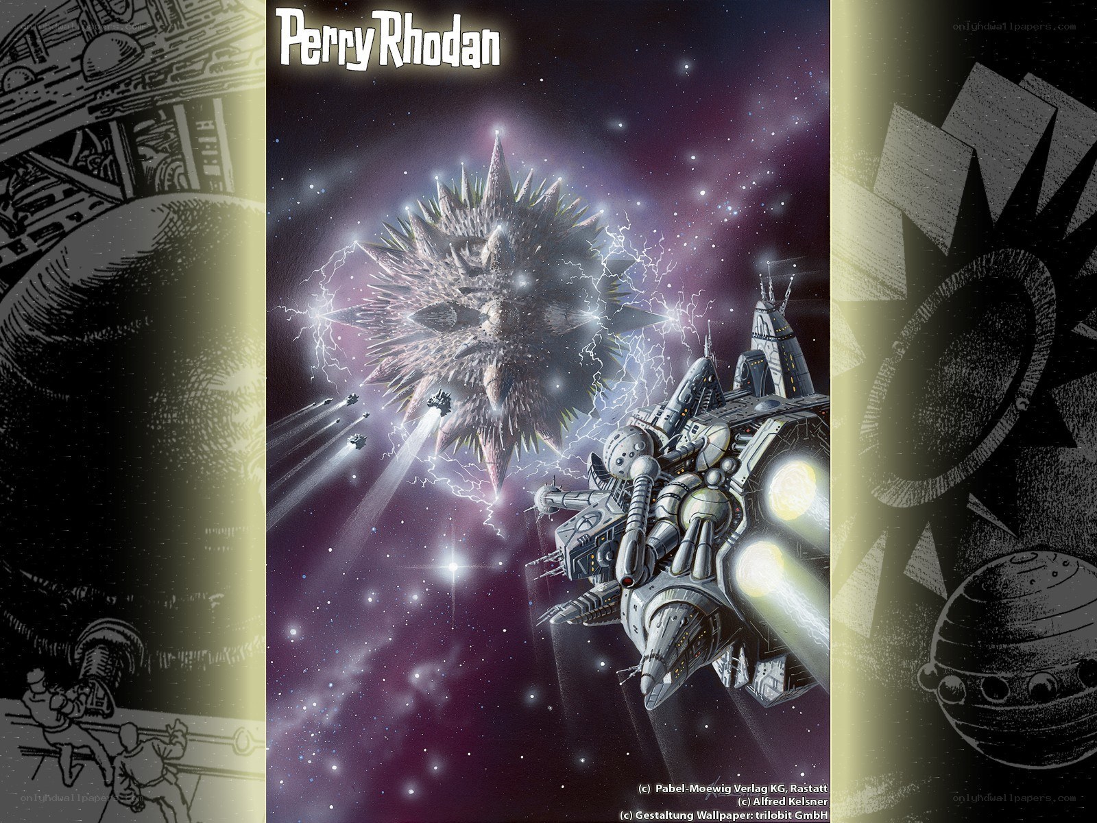Perry Rhodan space battle
