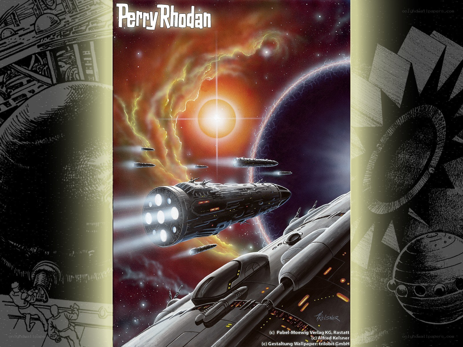 Perry Rhodan space battle