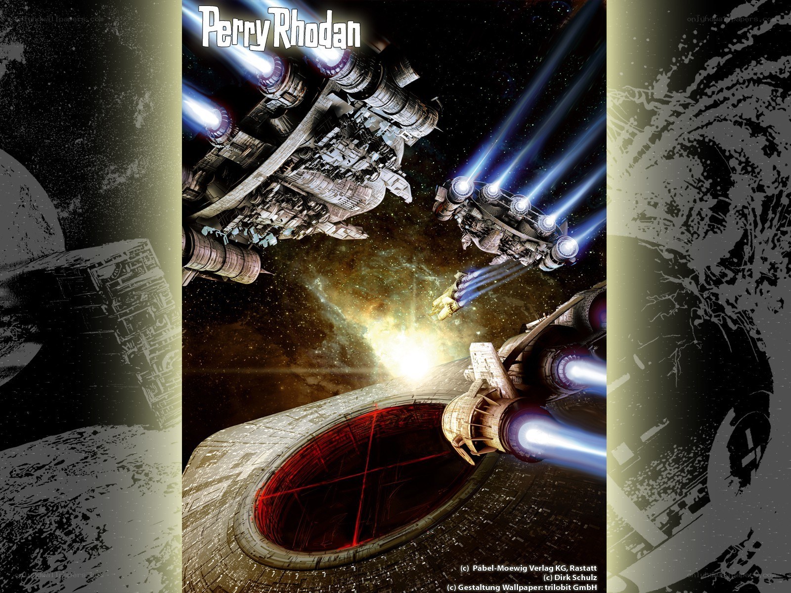 Perry Rhodan space battle