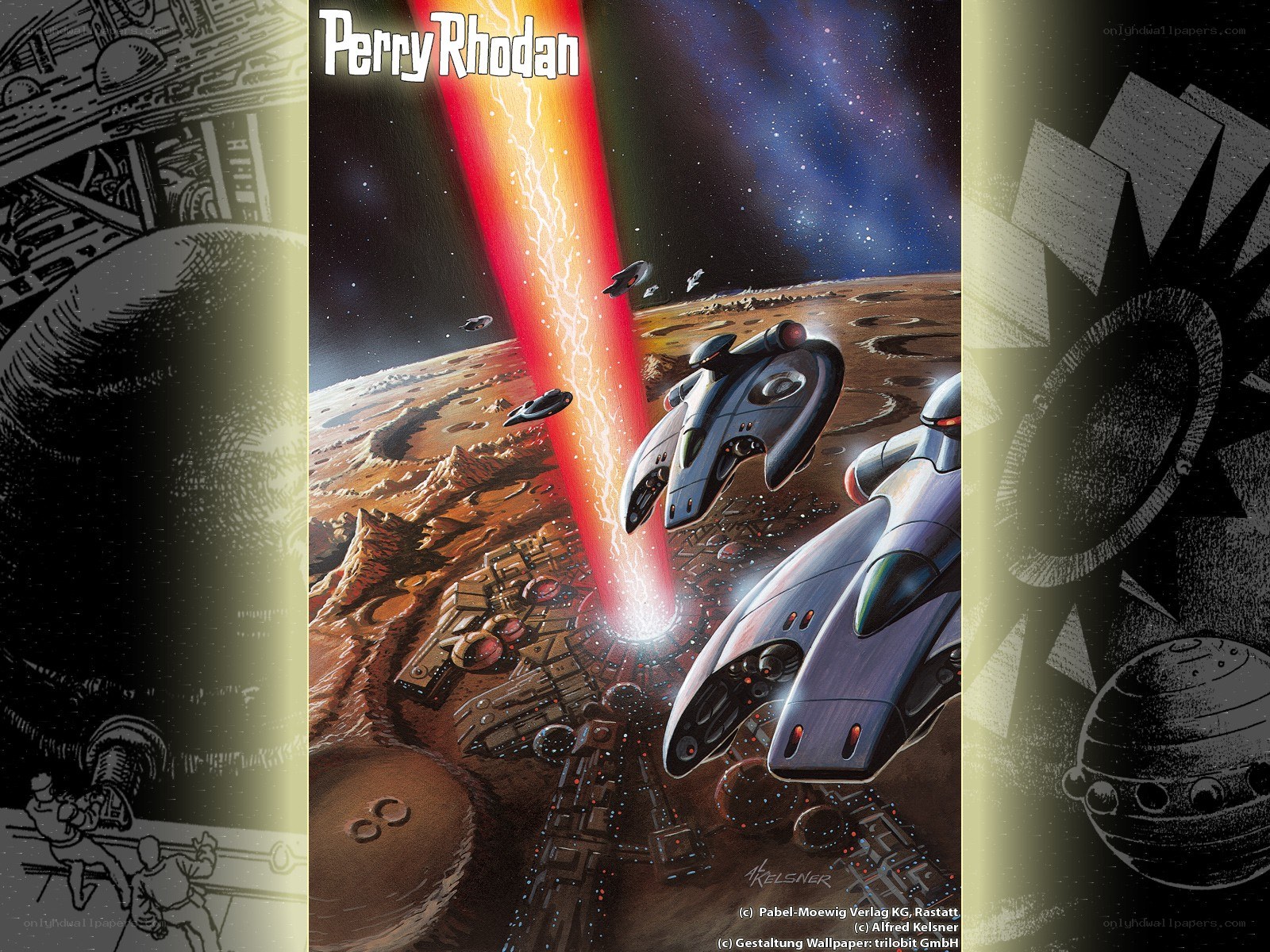 Perry Rhodan space battle