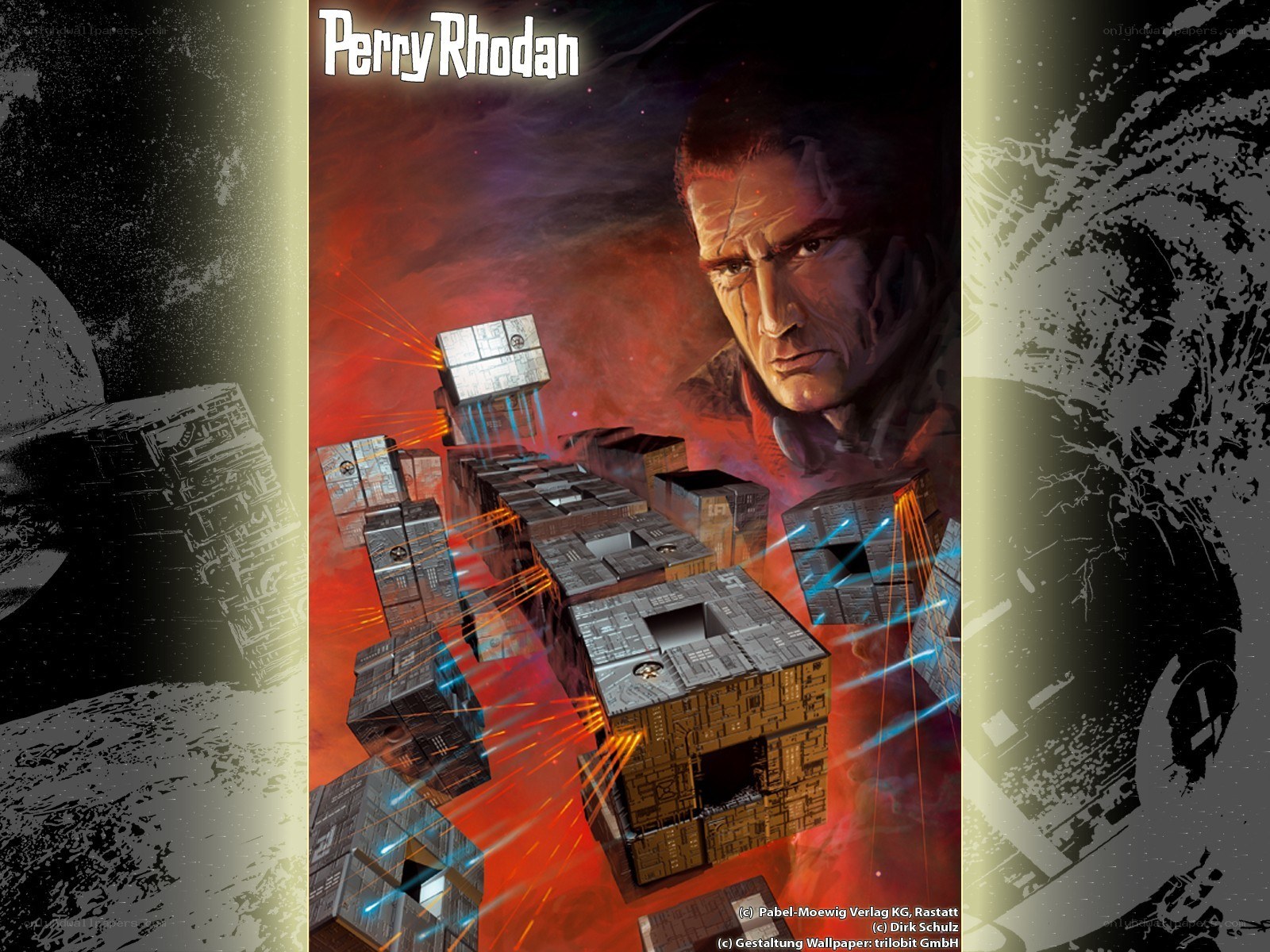Perry Rhodan space battle