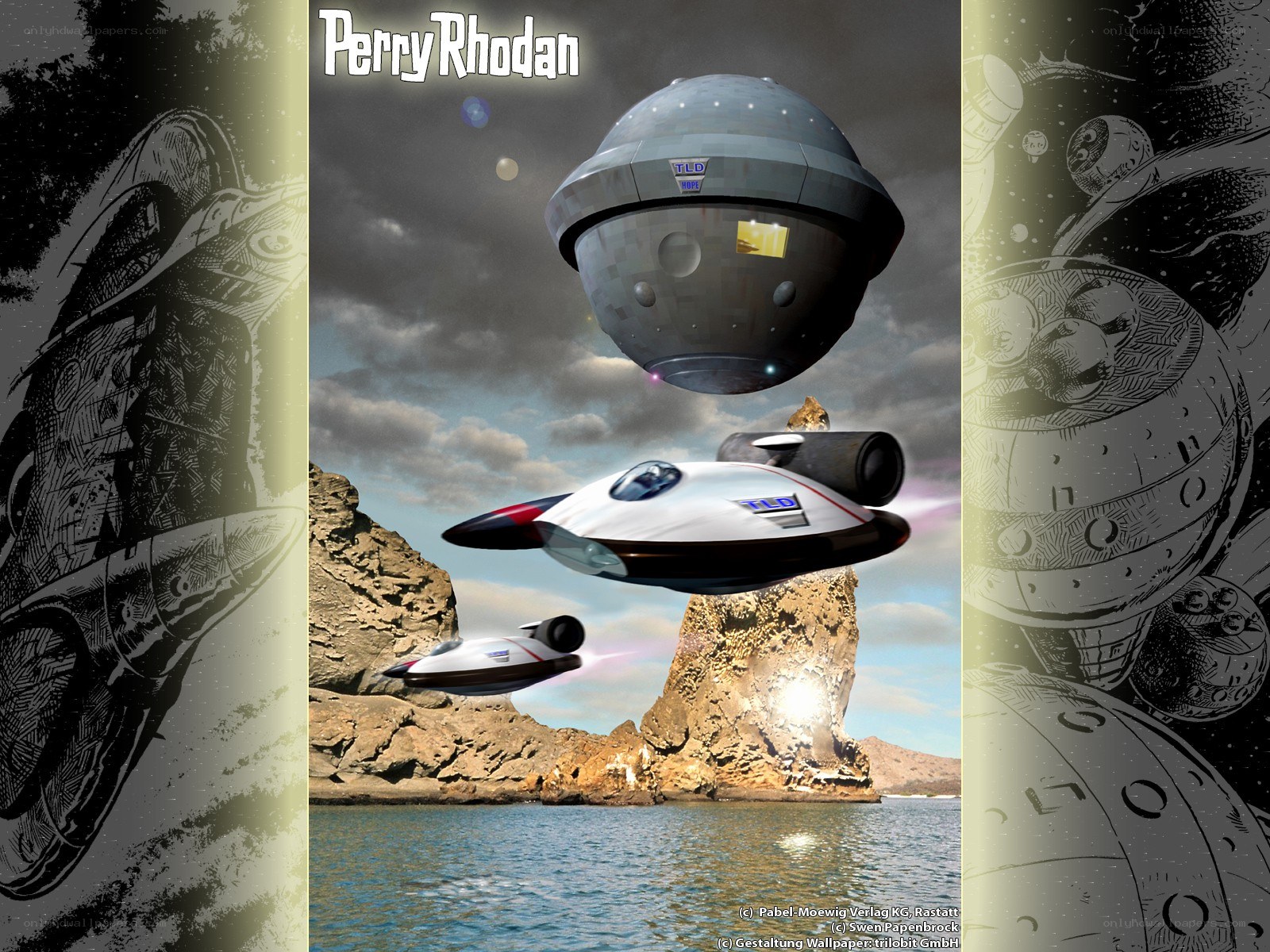 Perry Rhodan space scene