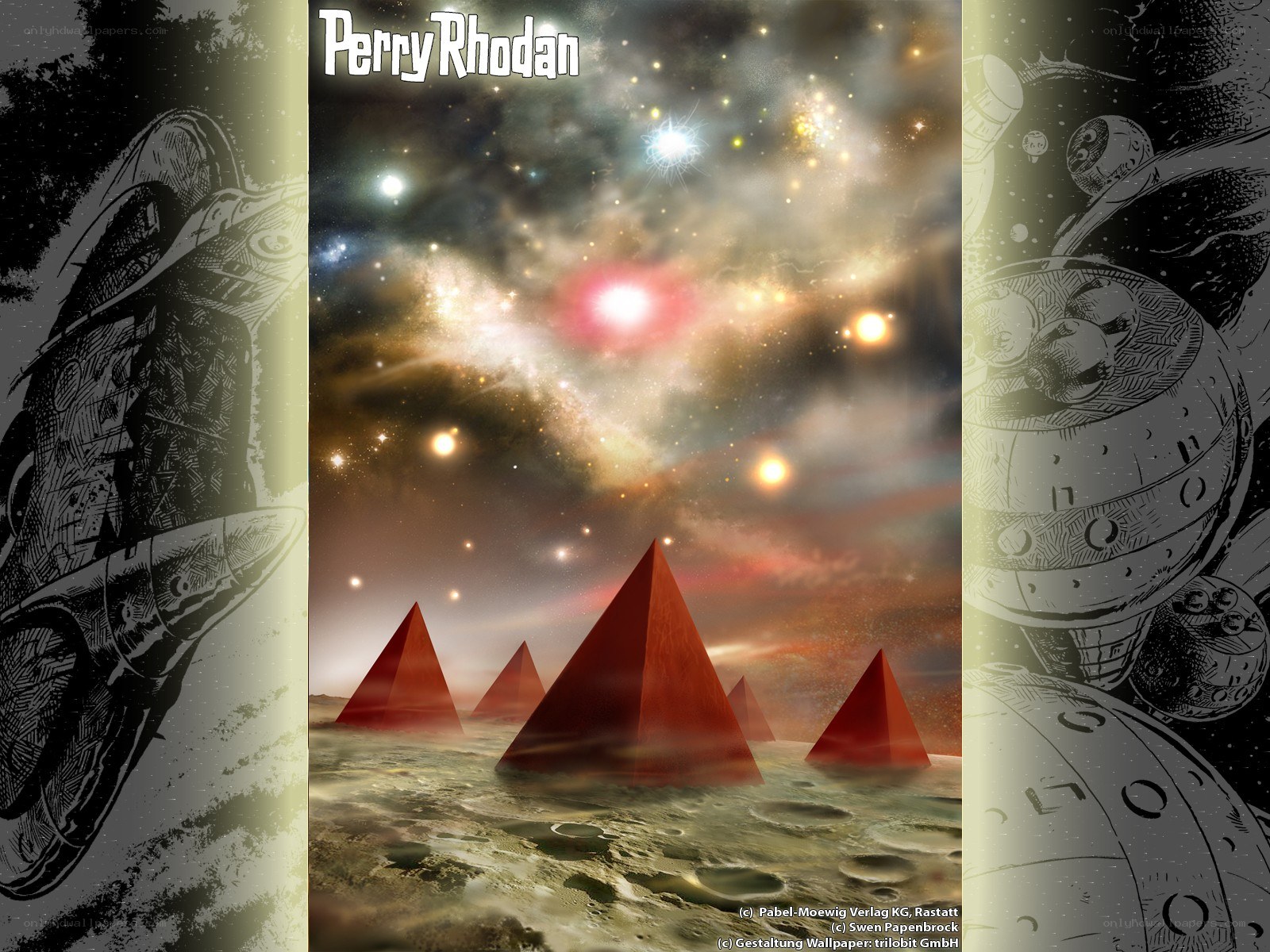 Perry Rhodan space scene