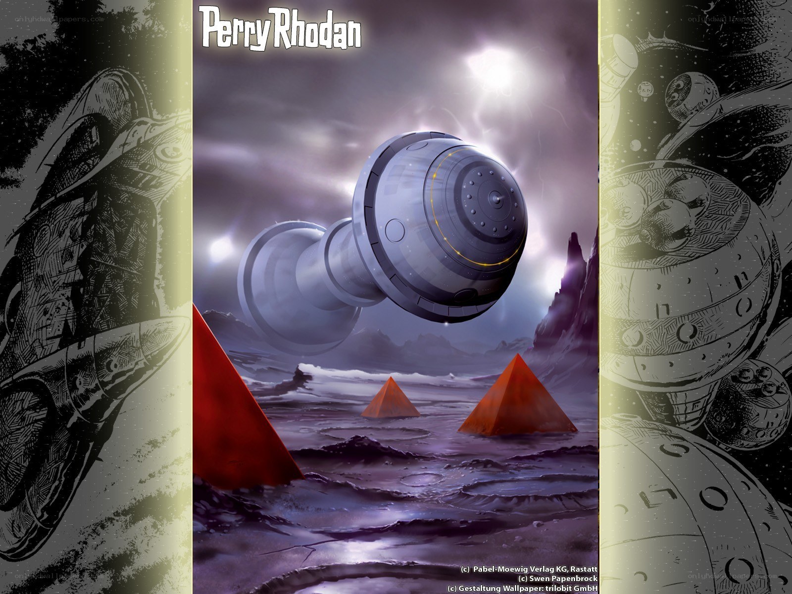 Perry Rhodan space scene