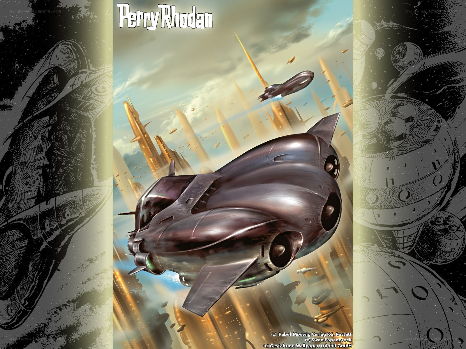 Perry Rhodan spaceship art