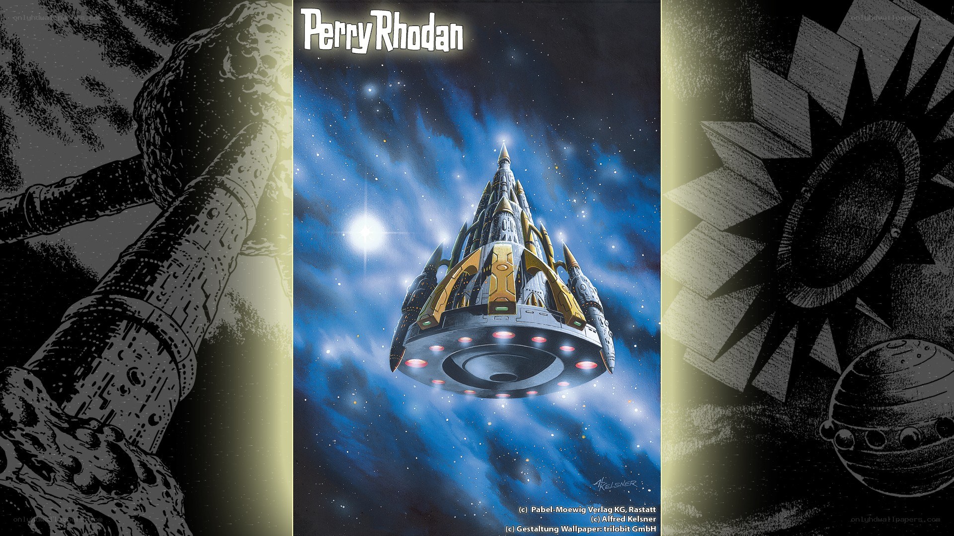 Perry Rhodan spaceship artwork