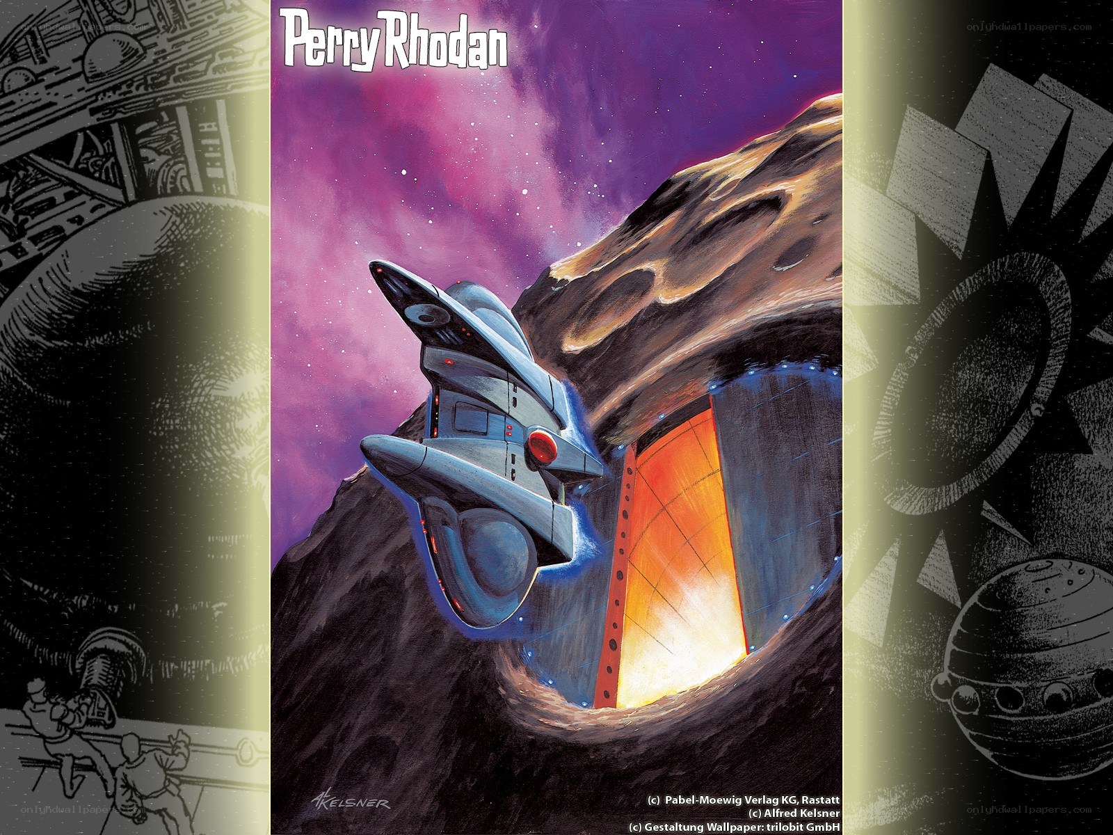 Perry Rhodan spaceship artwork