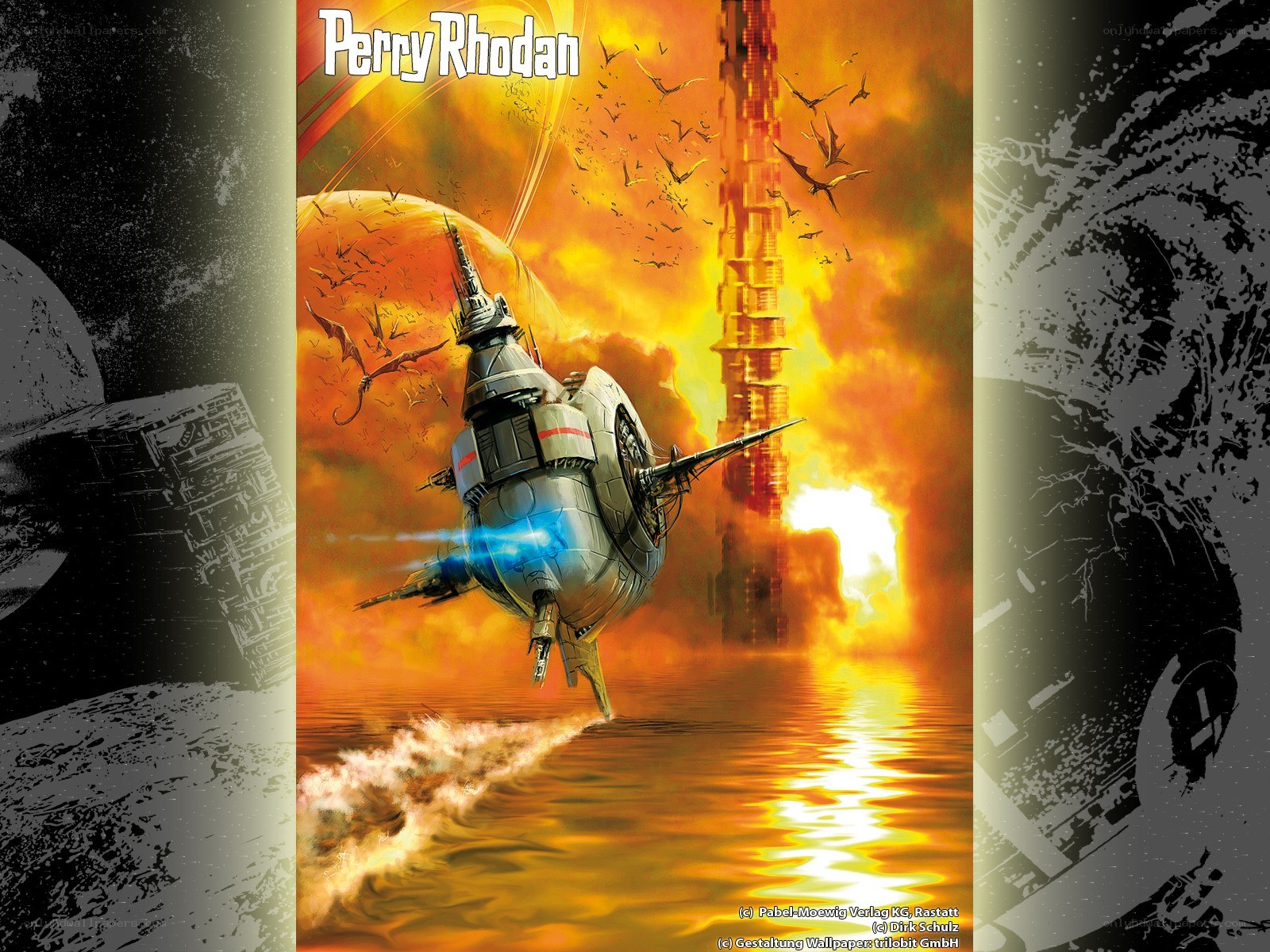 Perry Rhodan spaceship artwork