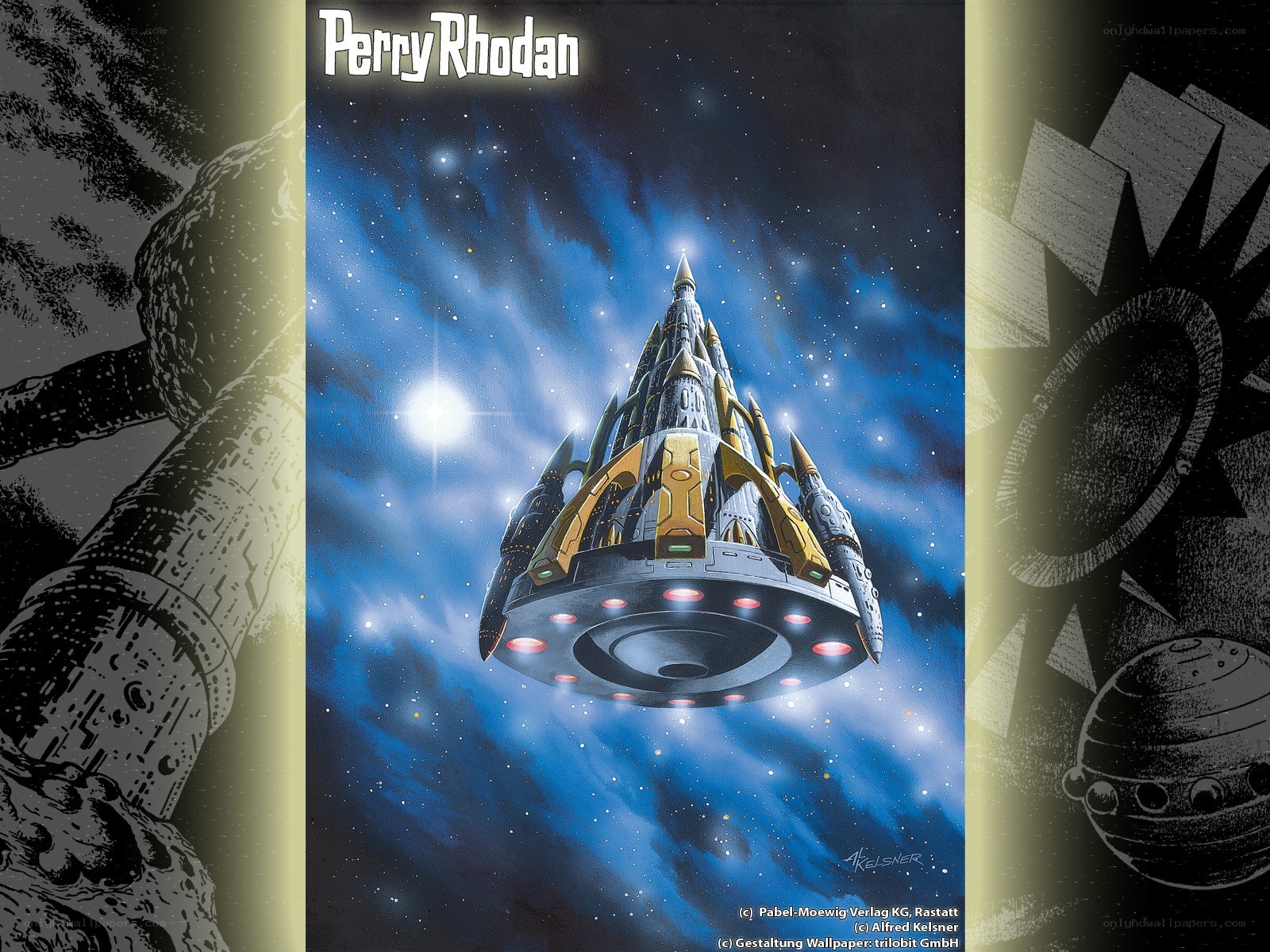 Perry Rhodan spaceship artwork