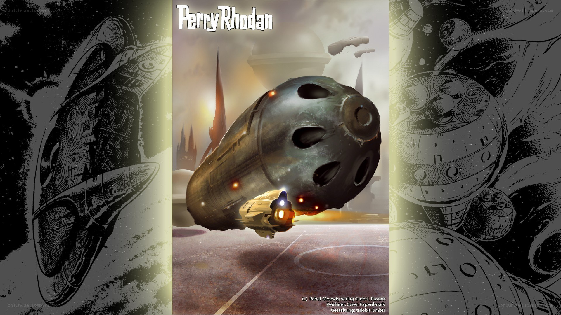 Perry Rhodan spaceship artwork