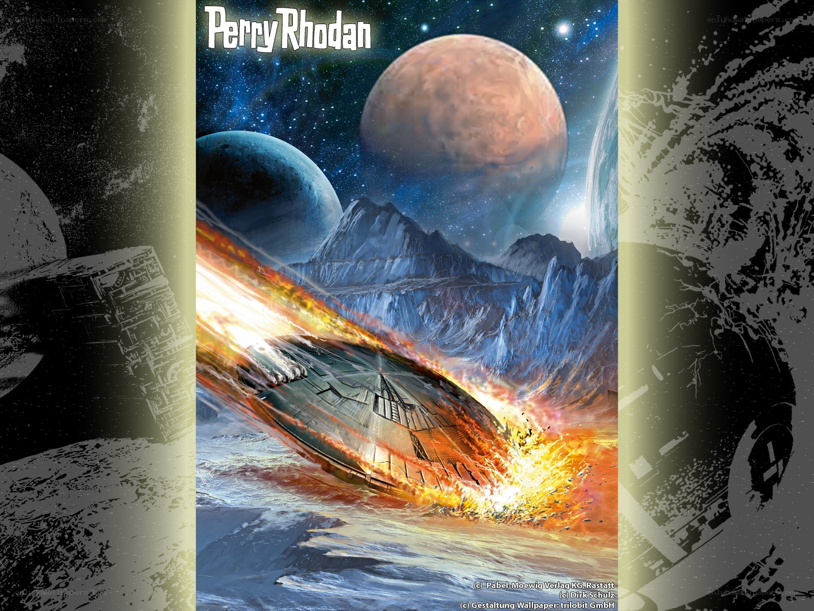 Perry Rhodan spaceship crash