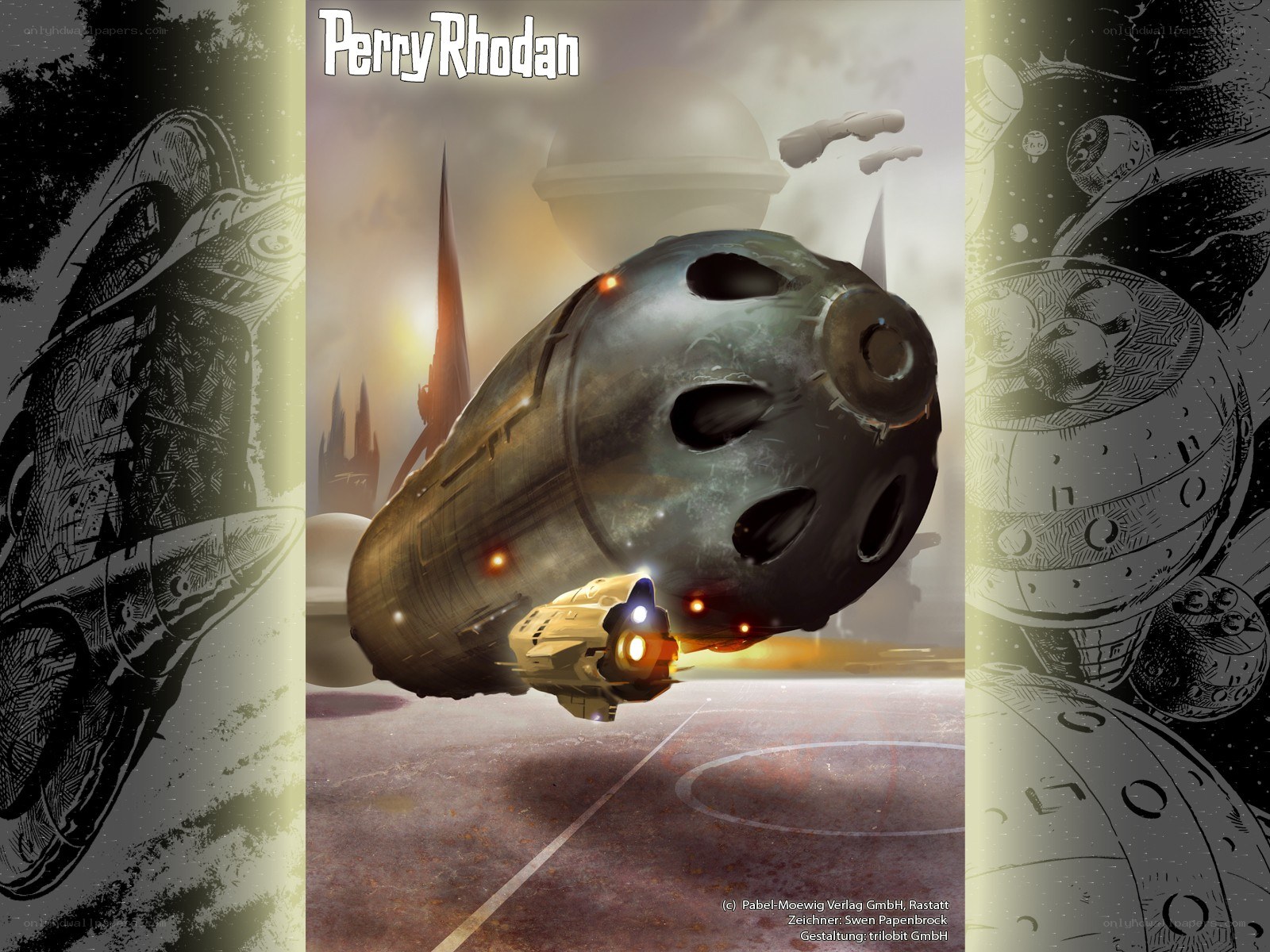 Perry Rhodan spaceship landing
