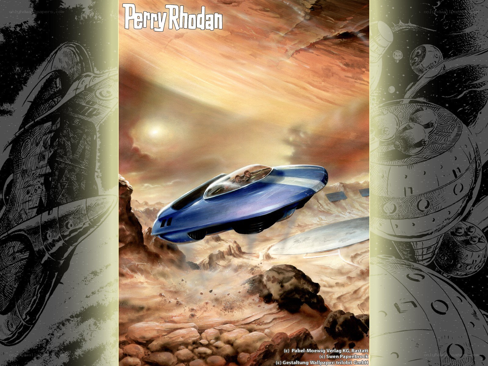 Perry Rhodan spaceship landing
