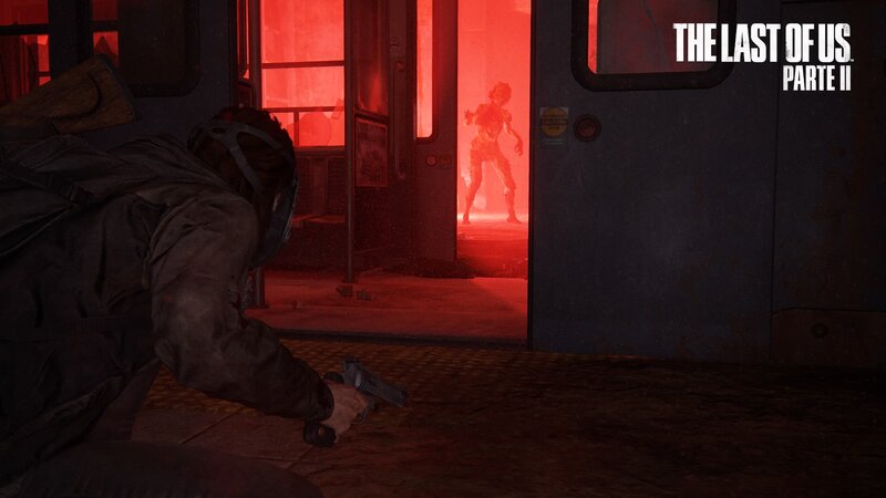 Person Aiming Gun at Zombie