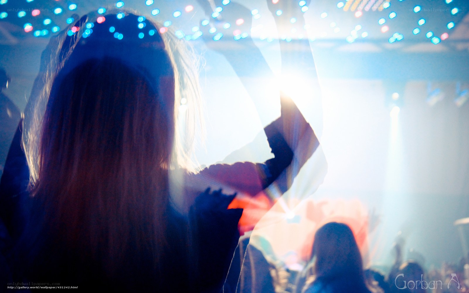 Person at a concert
