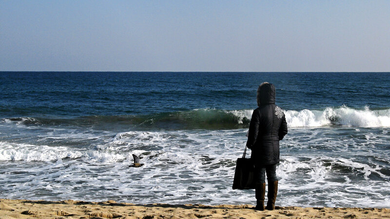 Person at Beach