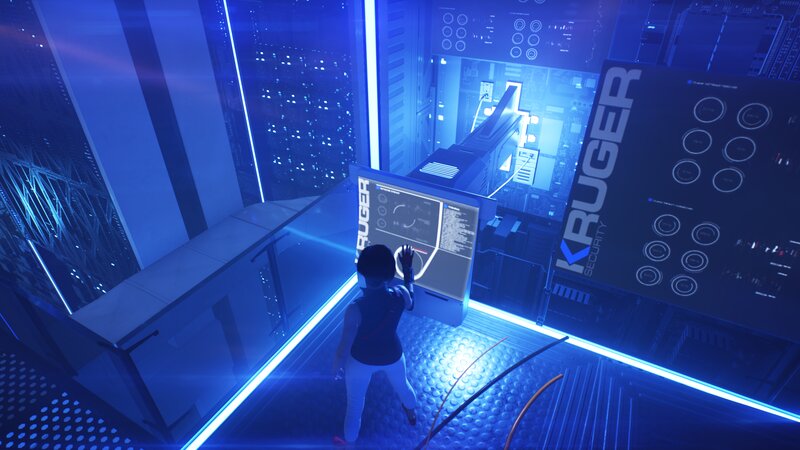 Person at Control Panel