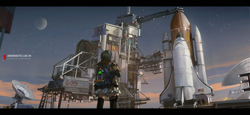 Person at Launch Pad