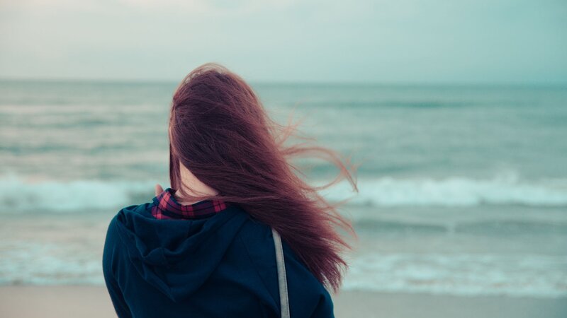 person at the beach