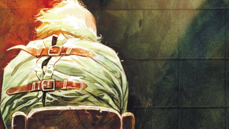 person bound in a chair