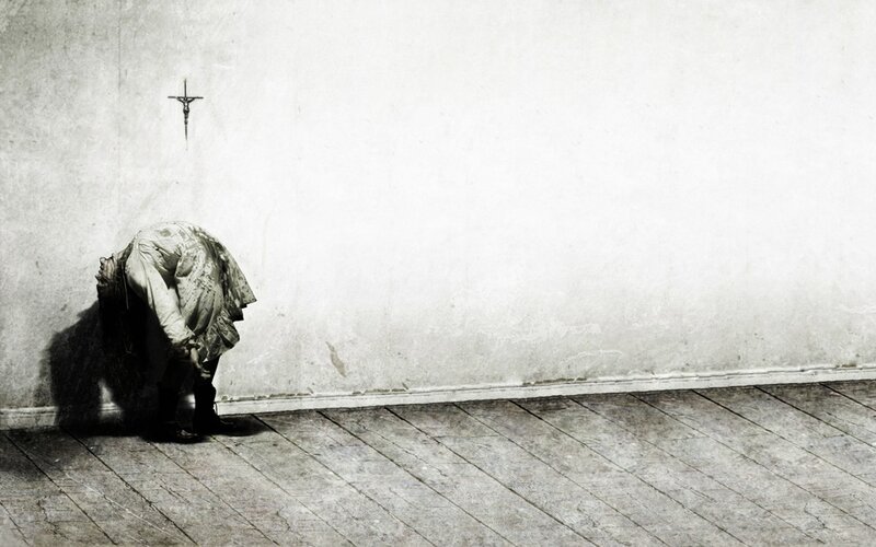 Person Bowing in Room