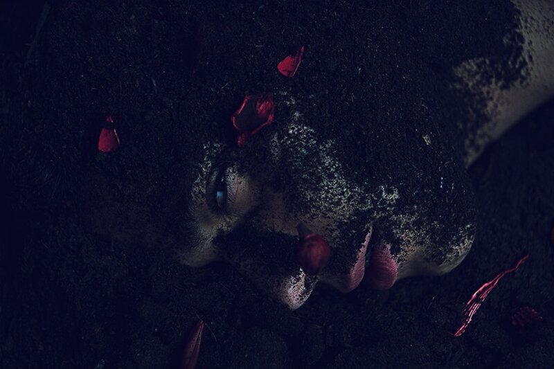 Person Buried in Soil
